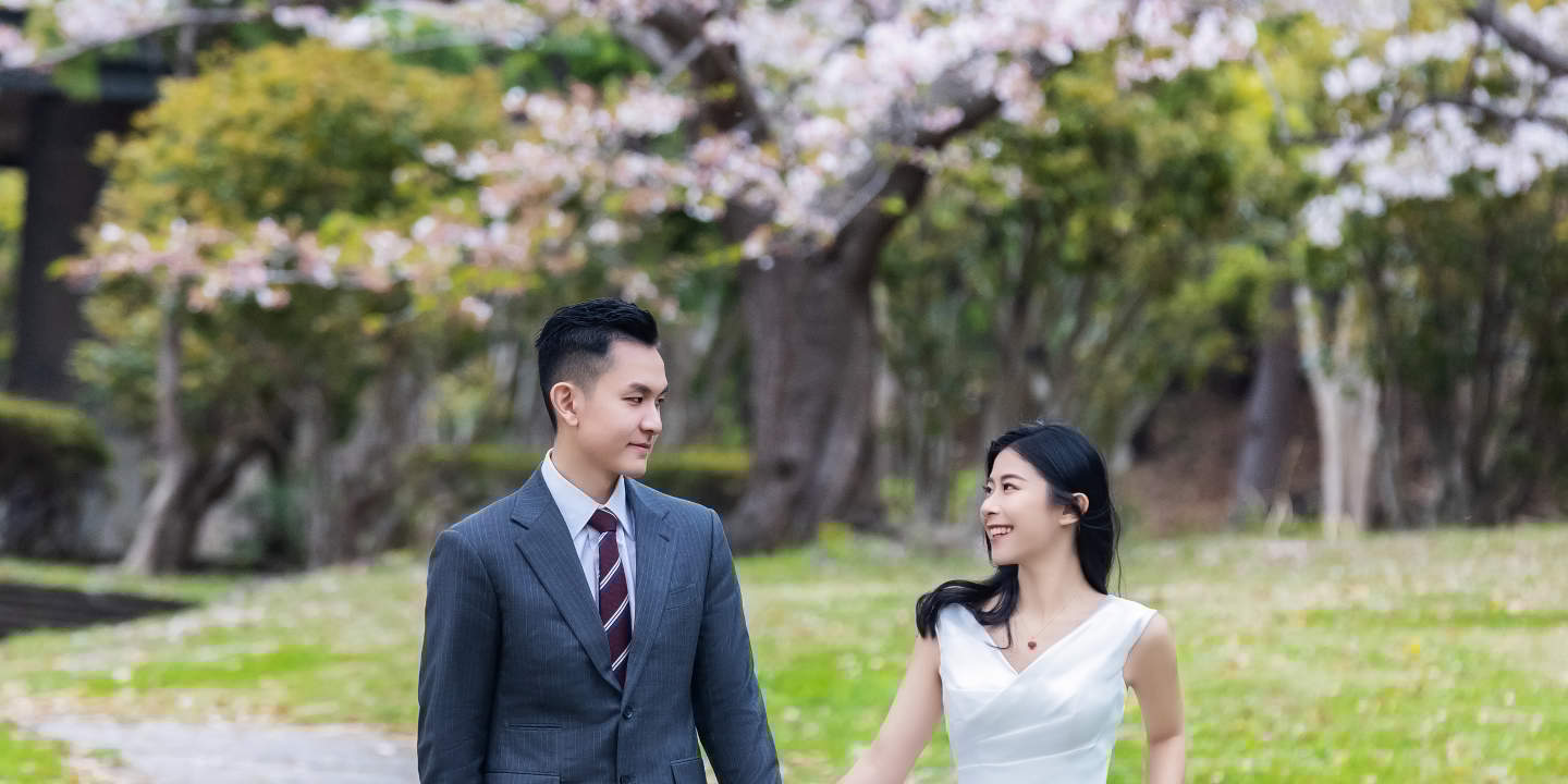 Tokyo: Wedding Photo Tour dengan 3 Lokasi & Pro Styling